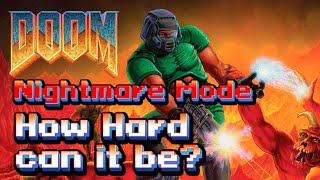 Doom 1: Nightmare Difficulty - BRING IT ON! #doom #retro #retrogaming #hardcore