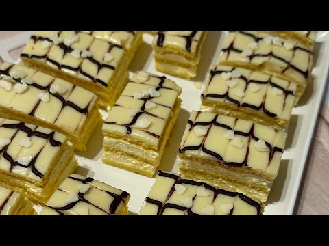 Soft and delicious cake with sponge cake and lemon cream👌🍰#cake #fyp #viral