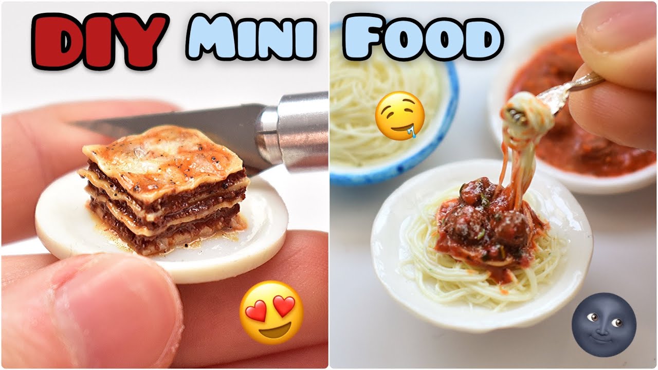 DIY Miniature Food for Dollhouse ~ Polymer Clay | Strawberrypuffcake