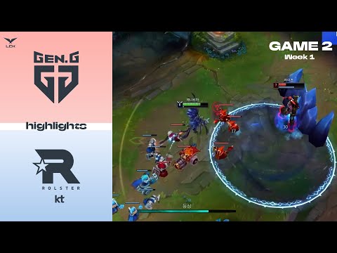 Gen.G vs KT Game 2 HIGHLIGHTS | LCK Cup 2026 | Chovy Anivia WALLS!