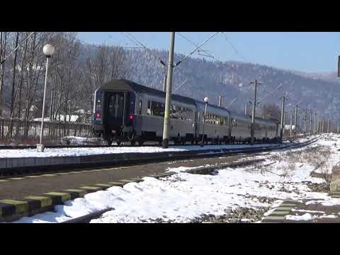 Trenul IR1833 (Iași-Timișoara) pleacă din Gura Humorului Oraș (21.03.2021)