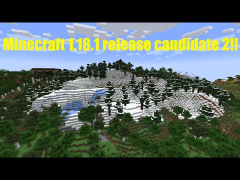 Minecraft 1.18.1 release candidate 2!!