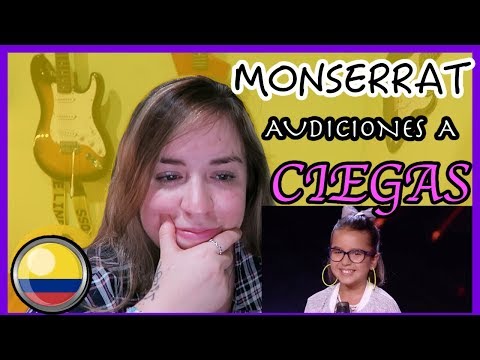 MONSERRAT - CHOCOLATE - LA VOZ KIDS COLOMBIA 2018 || VIDEO REACCION