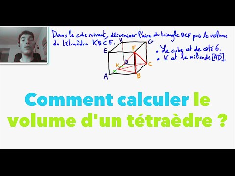 comment trouver volume d'un cube