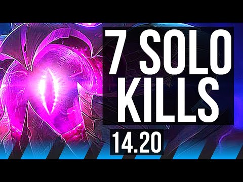VEL'KOZ vs LEBLANC (MID) | 7 solo kills | EUW Master | 14.20
