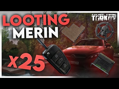 I LOOTED MERIN 25 TIMES + THIS IS WHAT I GOT! IS MERIN KEY WORTH IT? Escape from Tarkov | Tweak