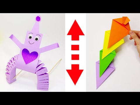 Fun and easy paper game 6 moving paper toys