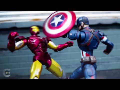 Avengers stop motion - Iron man VS Captain America