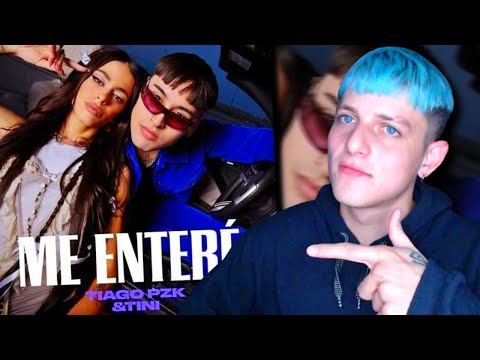 BERTIAKA REACCIONA a Tiago PZK, TINI - Me Enteré (Official Video)