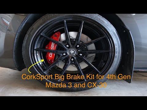 4th Gen Mazda3 CorkSport Big Brake Kit - Review