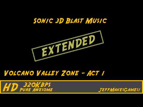 Sonic 3D Blast Music - Volcano Valley Zone - Act 1 [EXTENDED]