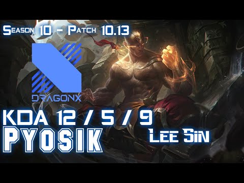 DRX Pyosik LEE SIN vs REK'SAI Jungle - Patch 10.13 KR Ranked