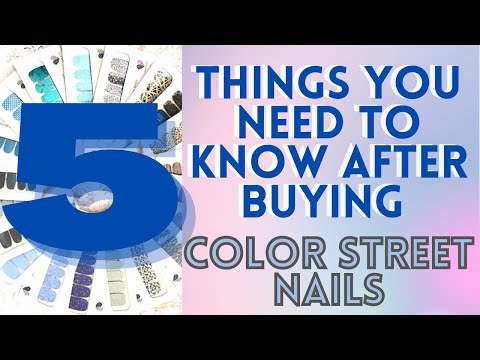 5 Things you NEED to know after buying COLOR STREET...