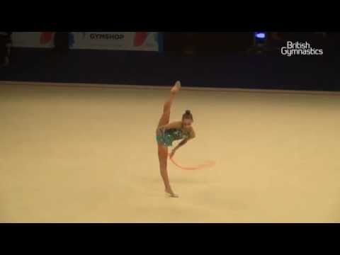 SILVER - Christiana Vitanova - Rope - Junior - 2015 Rhythmic British Champioships