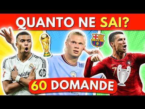 Sei un vero esperto di calcio? ⚽  Quiz Calcio