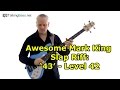 Awesome Mark King Slap Bass Riff - "43"