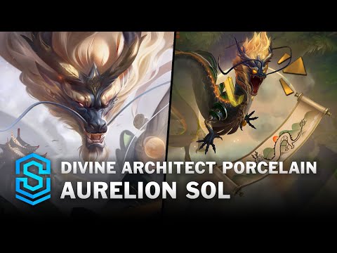 Divine Architect Porcelain Aurelion Sol Skin Spotlight - Pre-Release - PBE Preview