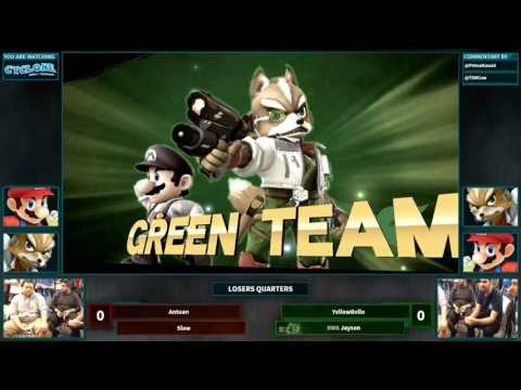 Cyclone 2 Smash 4 - JaySon + YellowRello vs Slaw + Antuan - Losers Quarters