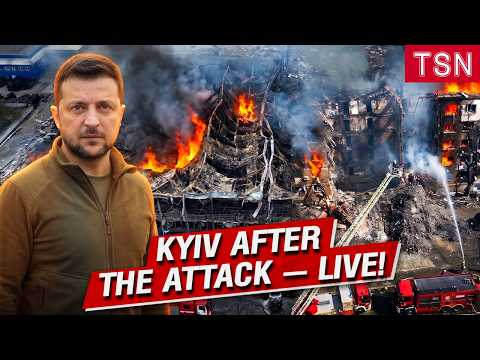 KYIV AFTER THE NIGHT OF TERROR! Zelensky visits the strike sites after Russia’s massive attack!