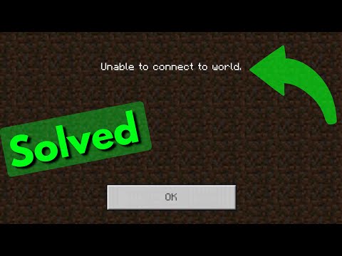 Fix unable to connect to world minecraft pe | Minecraft unable to connect to world Problem Solved