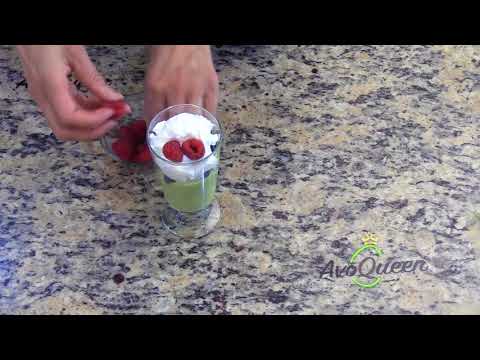 frape de aguacate con yogurt