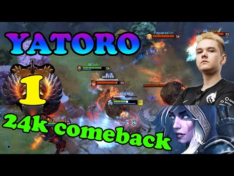 YATORO #1 SERVER INSANE COMEBACK 24K MEGA CREEP WITH DROW RANGER ULTRA HIGH NETWORTH | DOTA2ORBS