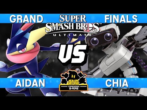Smash Ultimate Tournament Grand Finals - Chia (ROB) vs Aidan (Greninja) - S@LT 176
