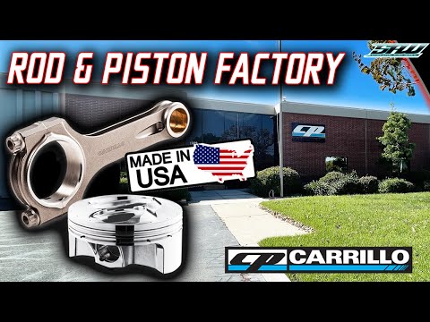 How Racing Engine Parts Are Made! CP Carrillo Factory Tour & Behind The Scenes