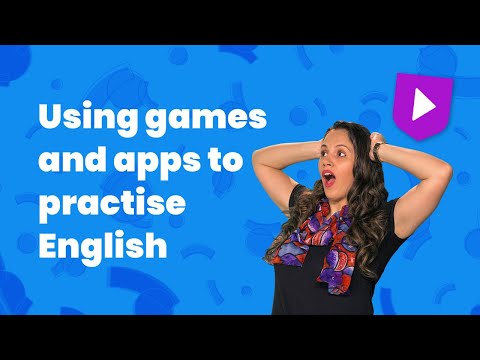 Part of a video titled Using games and apps to practise English - YouTube