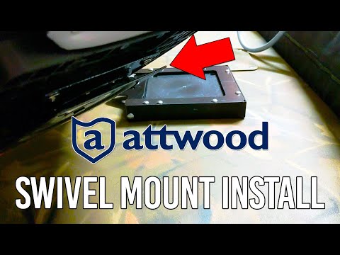 Attwood Swivel Mount Installation -- JON BOAT TRACKER GRIZZLY INSTALLATION