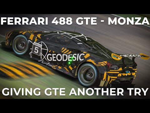 iRacing | Ferrari 488 GTE @ Monza | Long time since I've driven GTE!