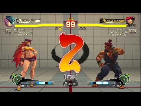 USFIV~ Poison (BrolyLegs) vs.  Akuma (Predasus) HD