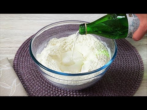 Einfach Sprudelwasser zum Mehl geben und fertig ist das Brot. Ein neues Rezept für leckeres Brot.