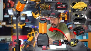 Новая Мачта MAXPILER Работает от Аккумов Makita Bosch Dewalt Milwaukee