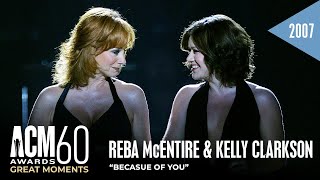 Reba McEntire &amp; Kelly Clarkson - Because Of You (Live from the 42nd ACM Awards)