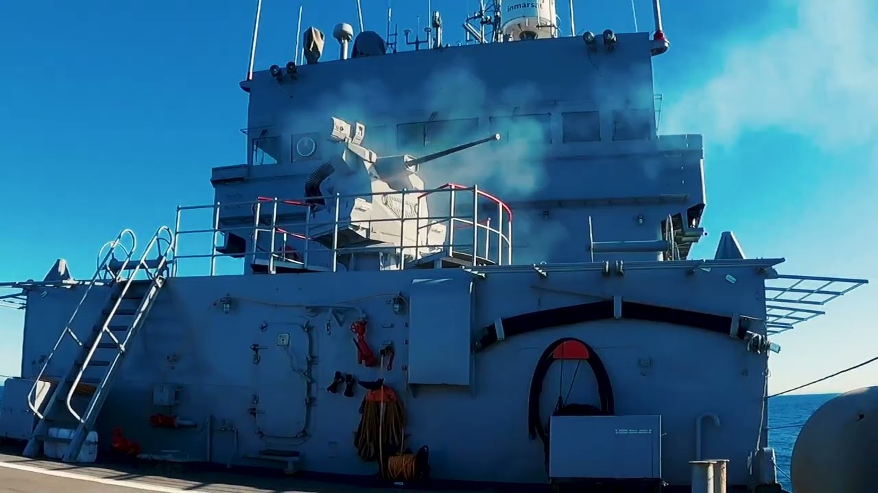 Ejercicio de tiro del patrullero P72 