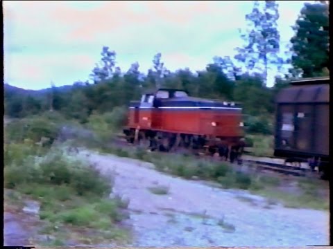Shunting in Billingsfors in Juli 1996