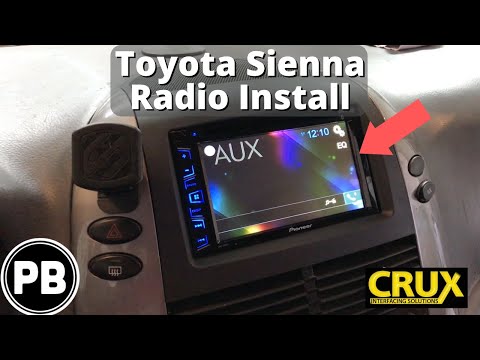 2004 - 2010 Toyota Sienna Radio Install