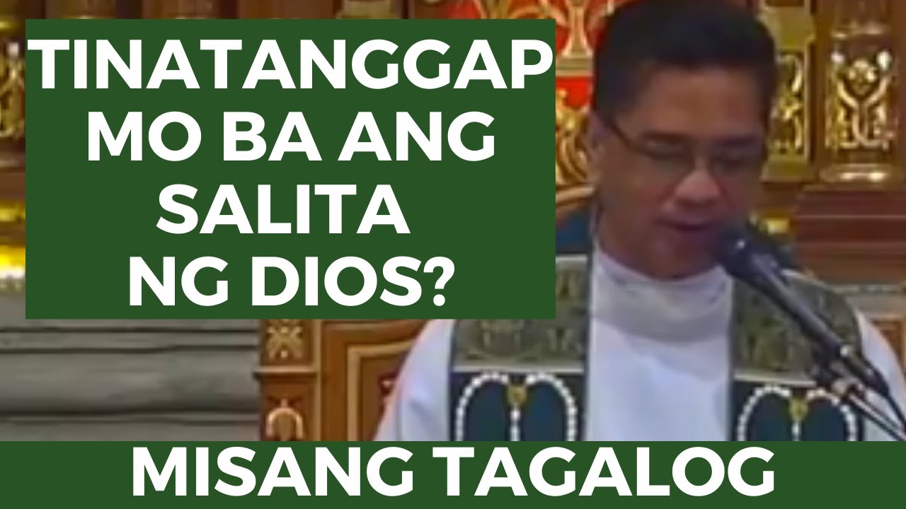 MAGANDANG SERMON – TINATANGGAP MO BA ANG SALITA NG DIOS
