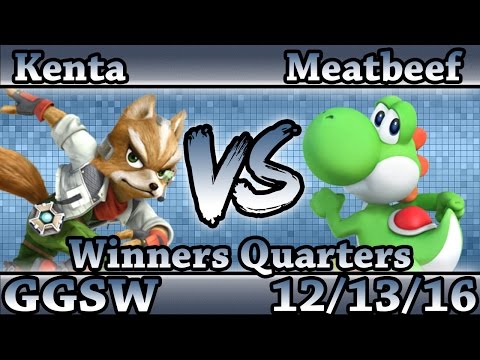GGSW 11 - RZB|Kenta (Fox) Vs. Meatbeef (Yoshi) Smash Wii U Winners Quarters - Smash 4