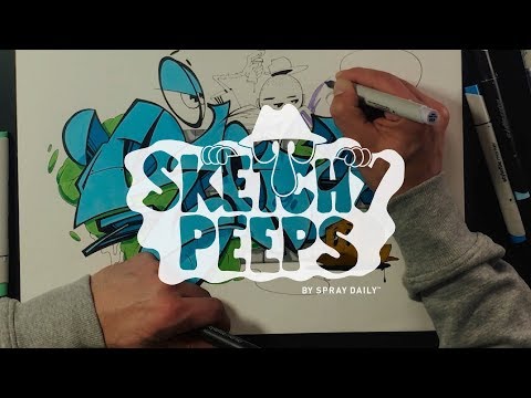 SKETCHY PEEPS 017 - RICO79