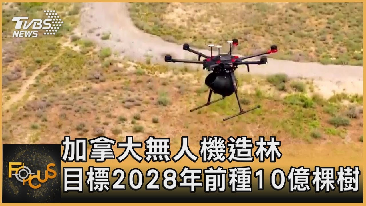 加拿大無人機造林 目標2028年前種10億棵樹