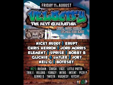 DJ Joey & DJ Erupt Mc Forbzy B2B Mc Twista @ Velocity The Next Generation 11.8.2017