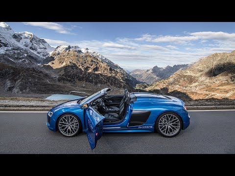 WOW! DRIVING THE DREAM ROAD - With an 2018 AUDI R8 V10 SPYDER - Breathtaking views!