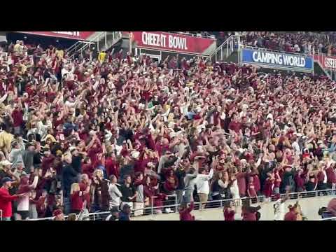 The Florida State University Marching Chiefs perform the WAR CHANT!