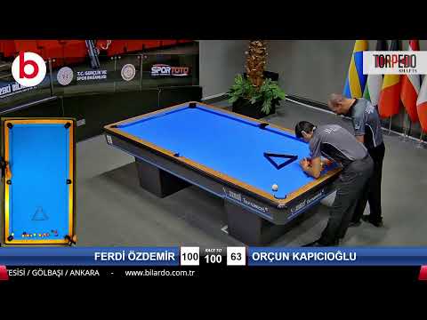 FERDİ ÖZDEMİR & ORÇUN KAPICIOĞLU Bilardo Maçı - 