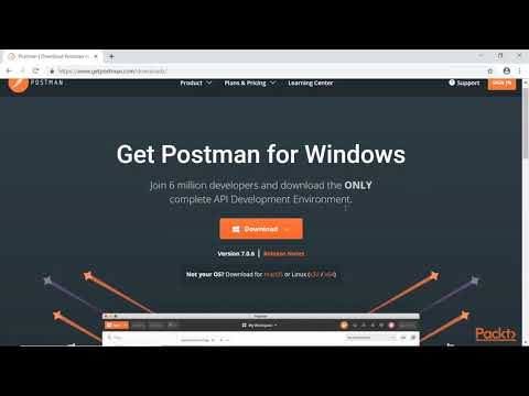 Full Stack Web Development with Flask Installing Postman and Flask RESTPlus Extension|packtpub com