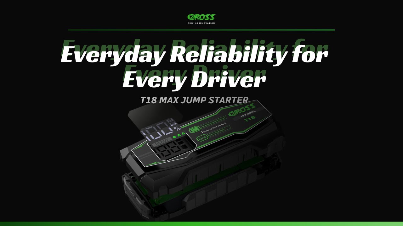 Why Choose the CAROSS T18 Max Jump Starter