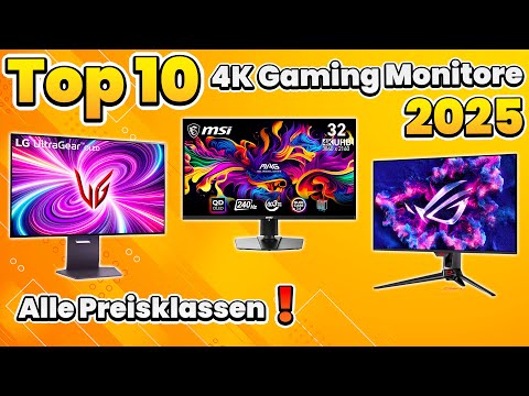 Best 4K Gaming Monitor! - TOP 10: 4K Gaming Monitors 2025 🖥️