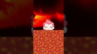 マグマに燃やされるさくらみこ　#みこきゅんダンス　#shorts